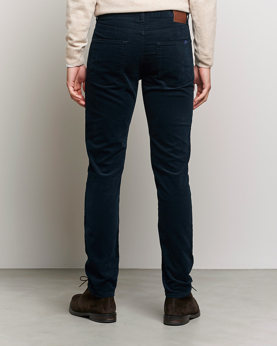 Homme | Pantalons | GANT | Hayes Cord Jeans Marine
