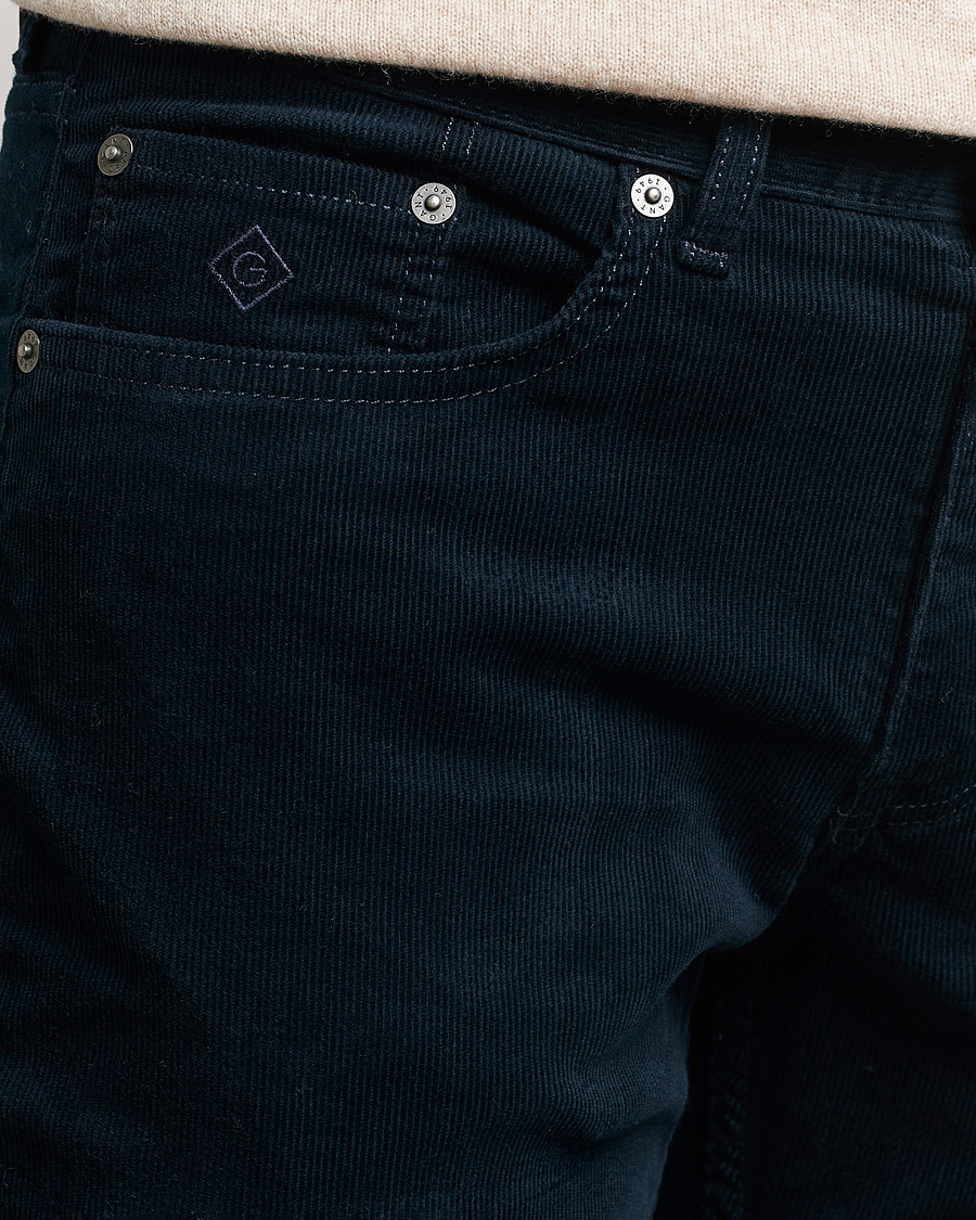 Homme | Pantalons | GANT | Hayes Cord Jeans Marine