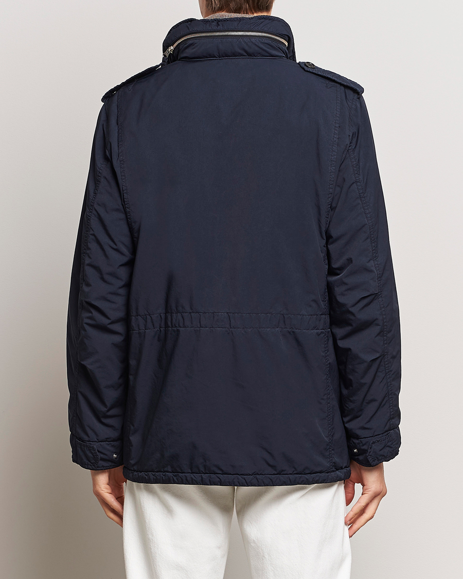 Homme | Manteaux Et Vestes | Aspesi | Garment Dyed Field Jacket Navy