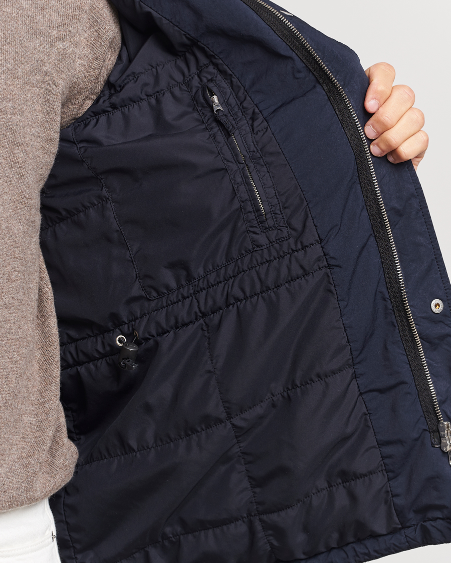Homme | Manteaux Et Vestes | Aspesi | Garment Dyed Field Jacket Navy