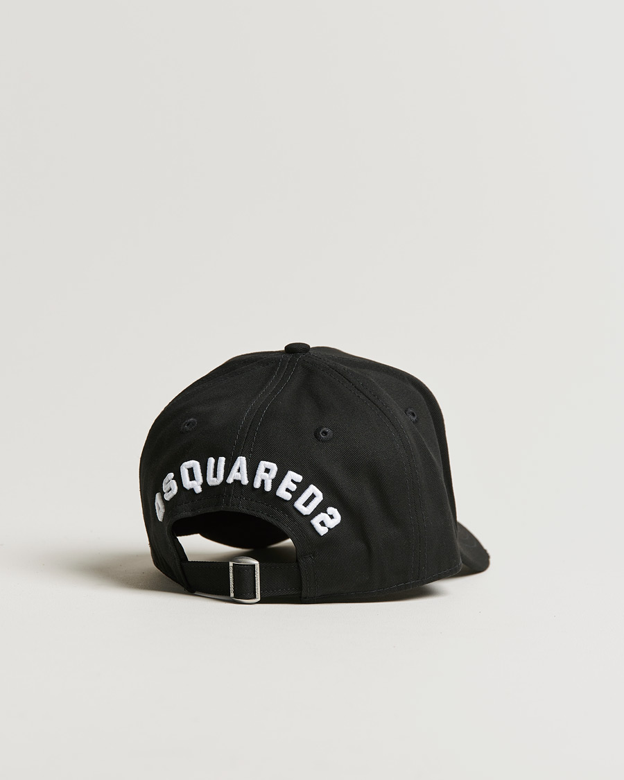 Homme | Dsquared2 Icon Baseball Cap Black/White | Dsquared2 | Icon Baseball Cap Black/White