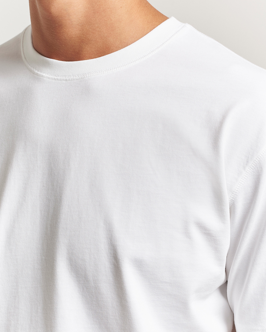 Homme | T-shirts | Drake's | Short Sleeve Hiking T-Shirt White