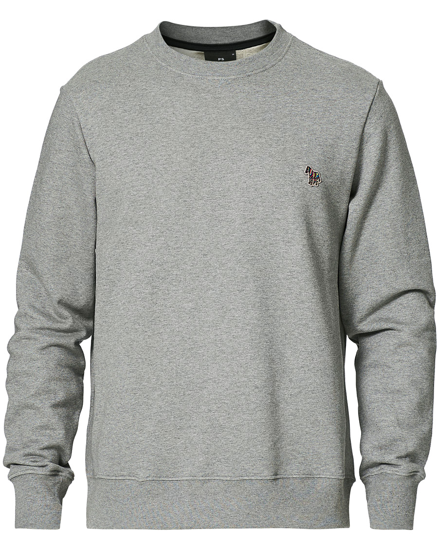 Homme | Pulls Et Tricots | PS Paul Smith | Organic Cotton Zebra Sweatshirt Grey