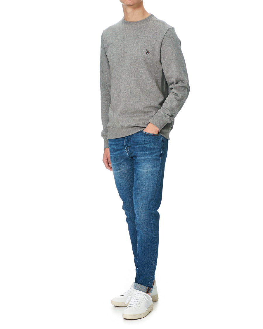 Homme | Pulls Et Tricots | PS Paul Smith | Organic Cotton Zebra Sweatshirt Grey