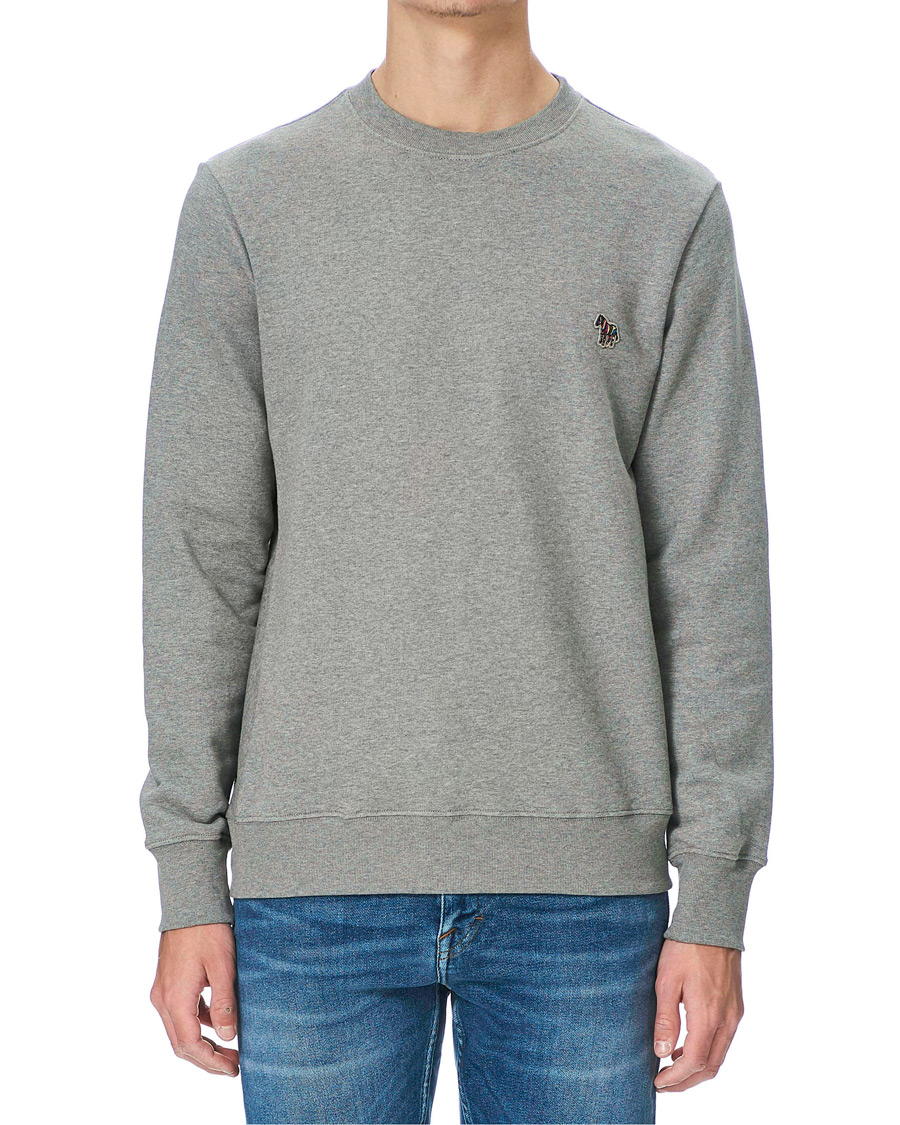 Homme | Pulls Et Tricots | PS Paul Smith | Organic Cotton Zebra Sweatshirt Grey