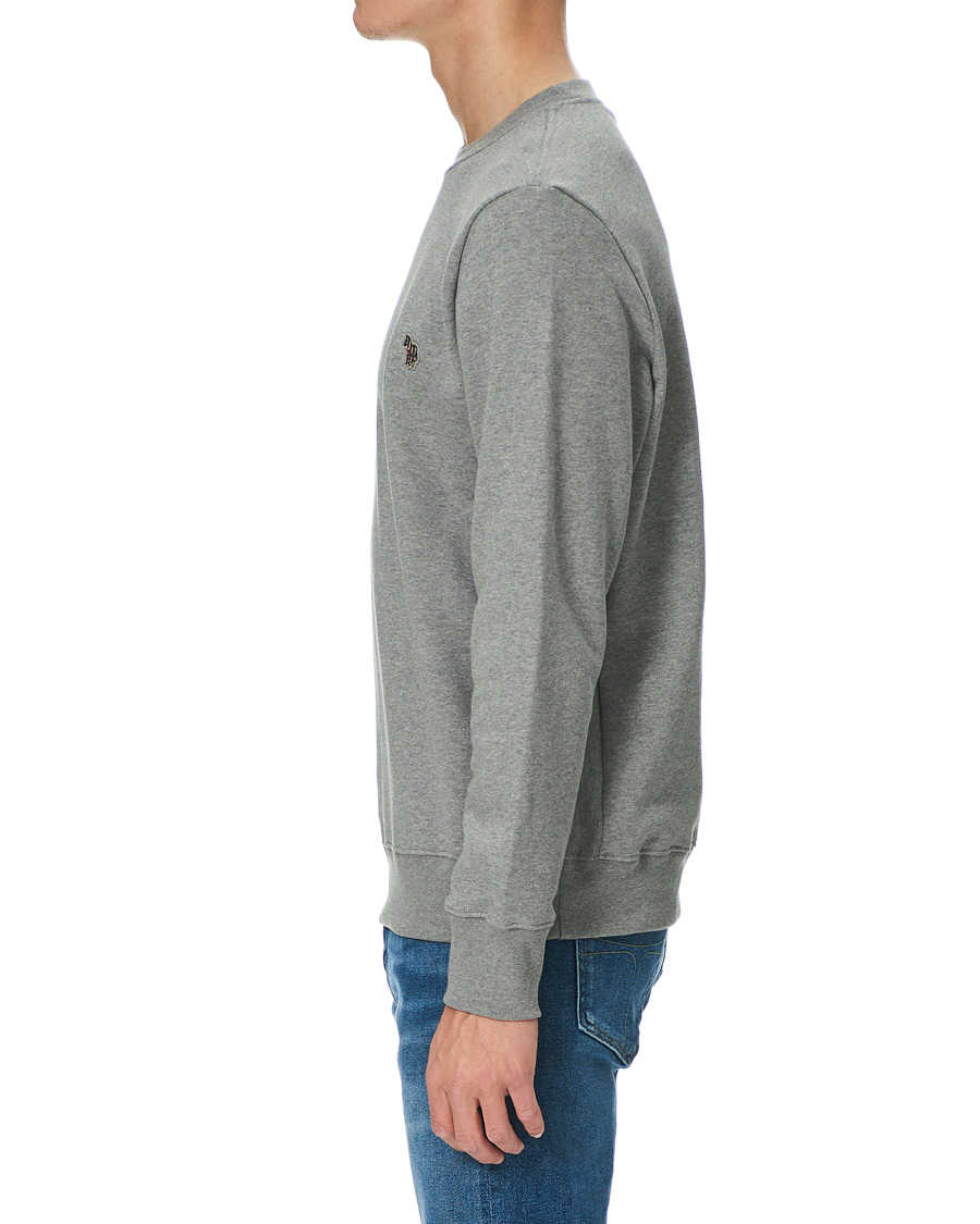 Homme | Pulls Et Tricots | PS Paul Smith | Organic Cotton Zebra Sweatshirt Grey