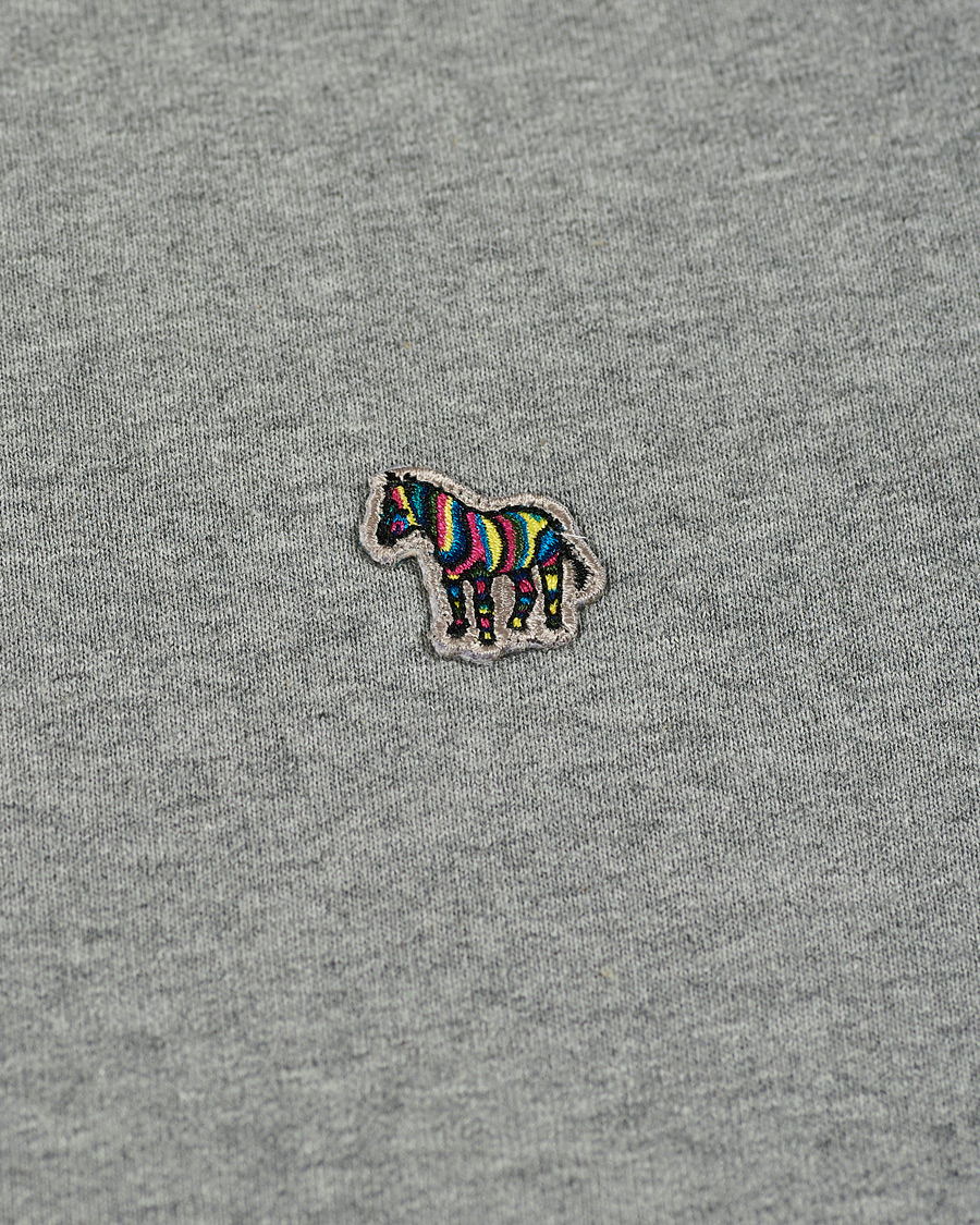 Homme | Pulls Et Tricots | PS Paul Smith | Organic Cotton Zebra Sweatshirt Grey