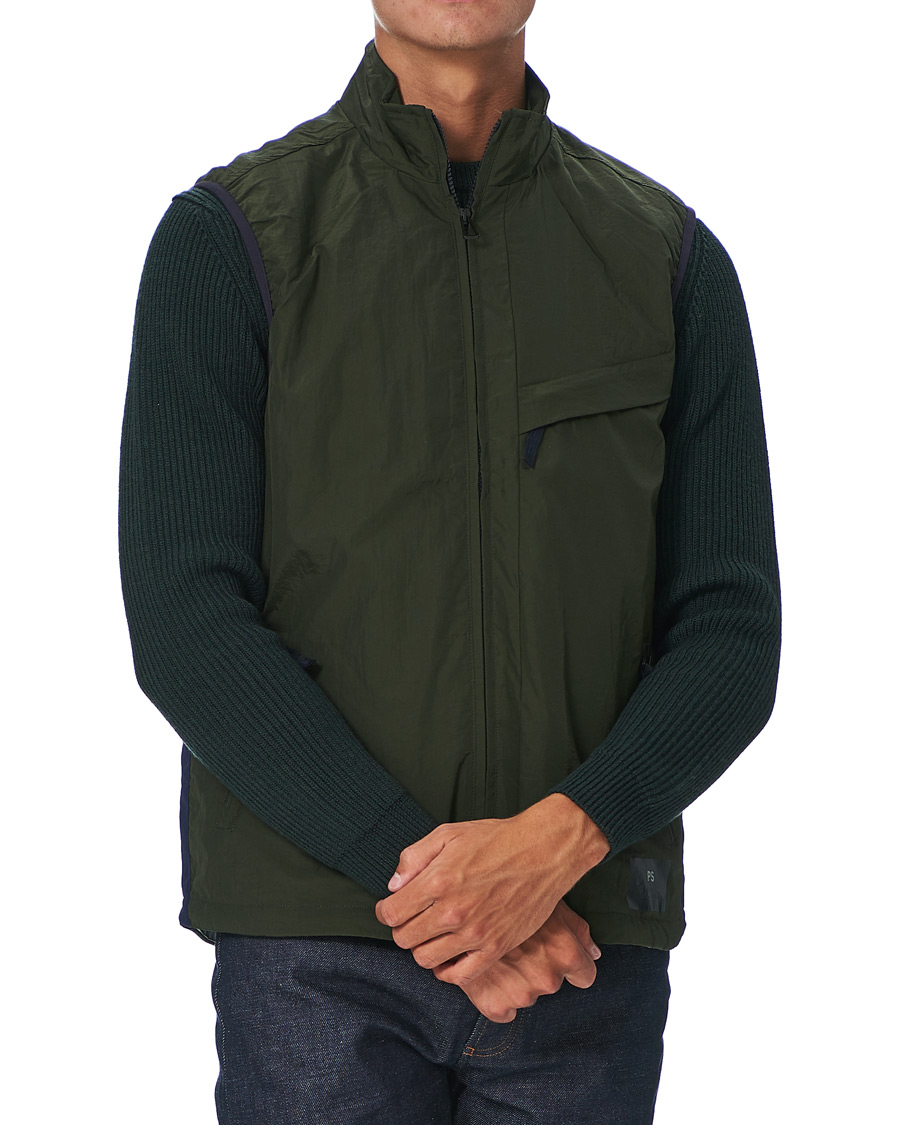 Homme | Manteaux Et Vestes | PS Paul Smith | Nylon Gilet Olive