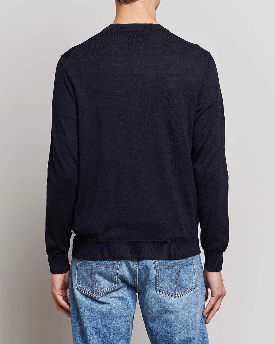 Homme | Pulls Et Tricots | NN07 | Ted Merino Crew Neck Pullover Navy Blue