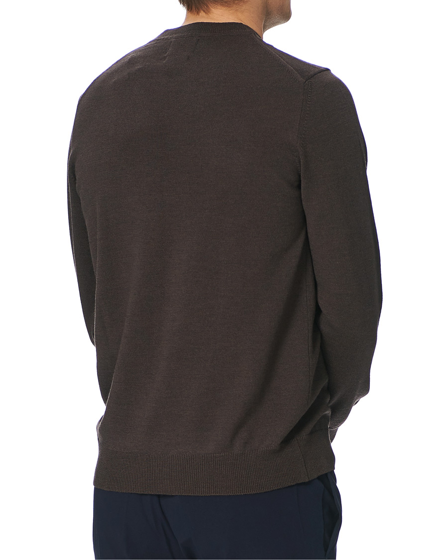 Homme | Pulls Et Tricots | NN07 | Ted Merino Crew Neck Pullover Brown