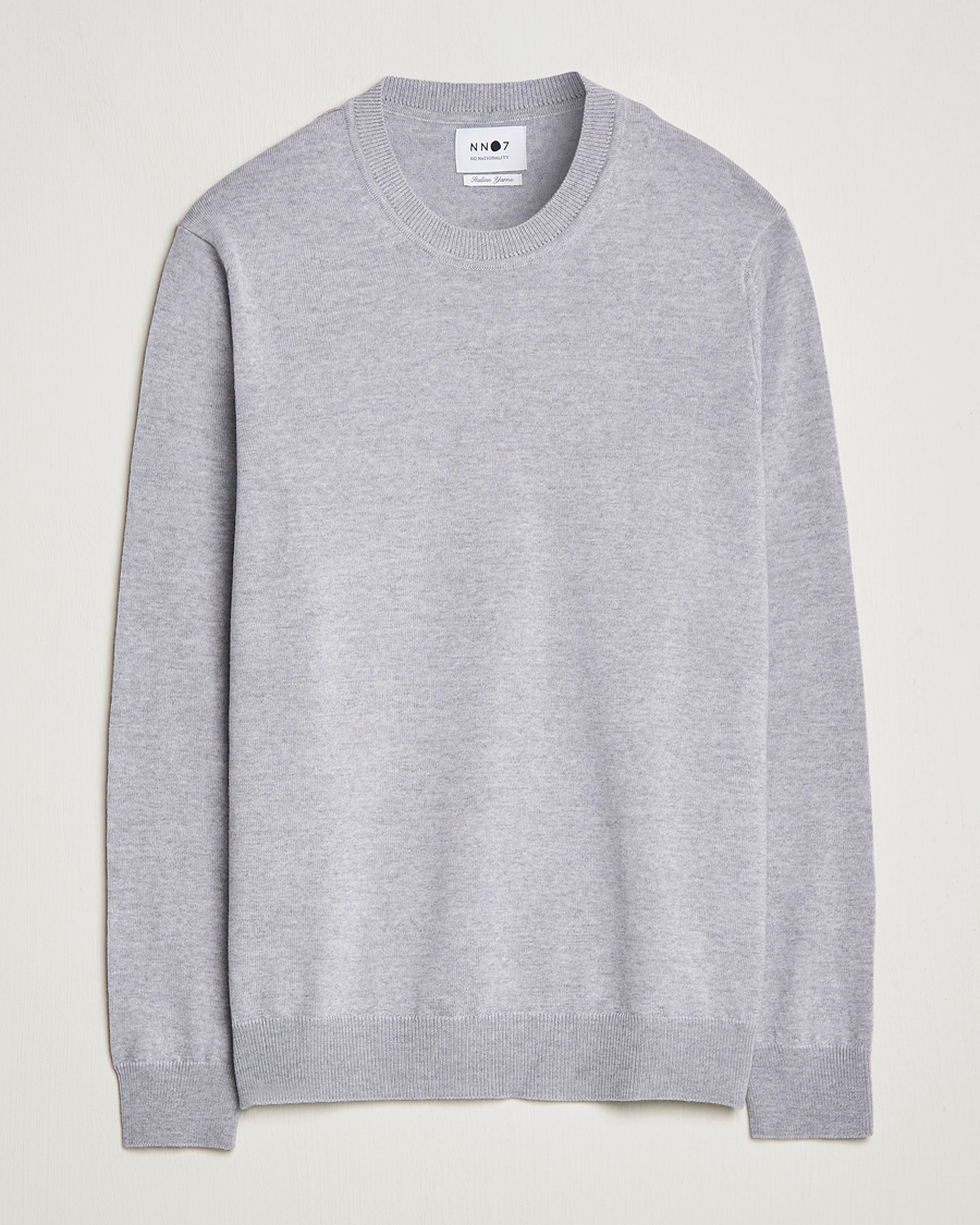 Homme | Pulls Et Tricots | NN07 | Ted Merino Crew Neck Pullover Light Grey
