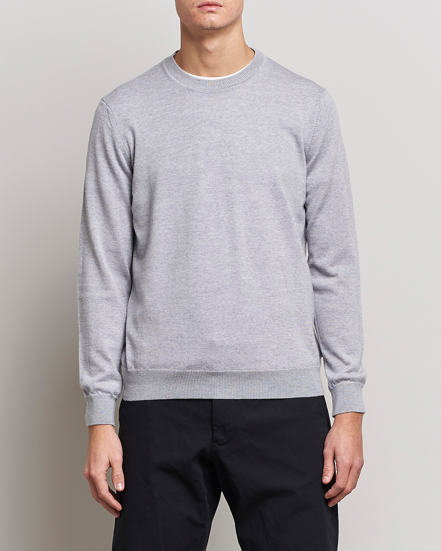 Homme | Pulls Et Tricots | NN07 | Ted Merino Crew Neck Pullover Light Grey