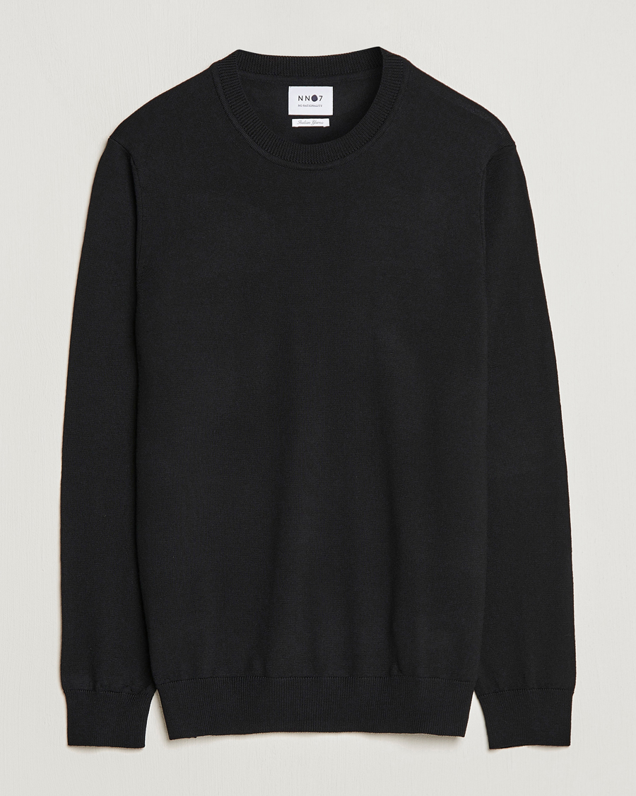Homme | Pulls Et Tricots | NN07 | Ted Merino Crew Neck Pullover Black