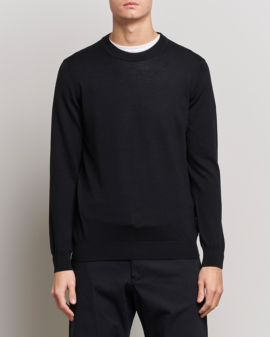 Homme | Pulls Et Tricots | NN07 | Ted Merino Crew Neck Pullover Black