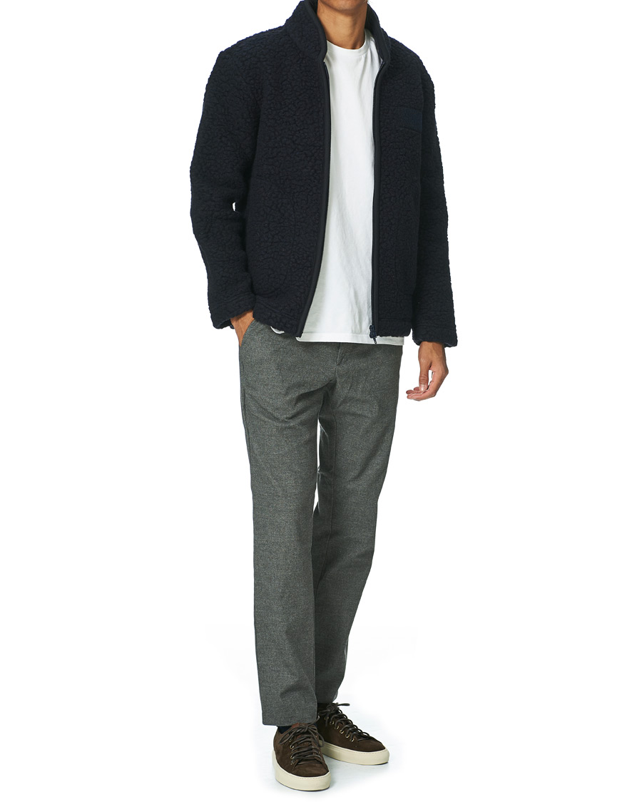 Homme | Pantalons | NN07 | Theo Regular Fit Brushed Cotton Chinos Grey