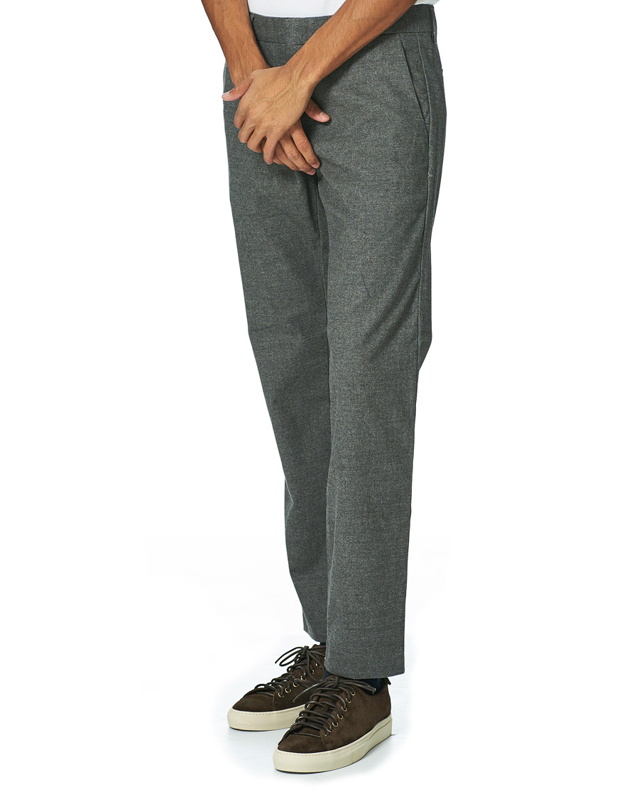 Homme | Pantalons | NN07 | Theo Regular Fit Brushed Cotton Chinos Grey