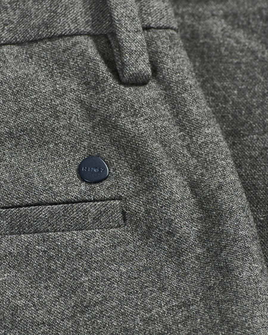 Homme | Pantalons | NN07 | Theo Regular Fit Brushed Cotton Chinos Grey