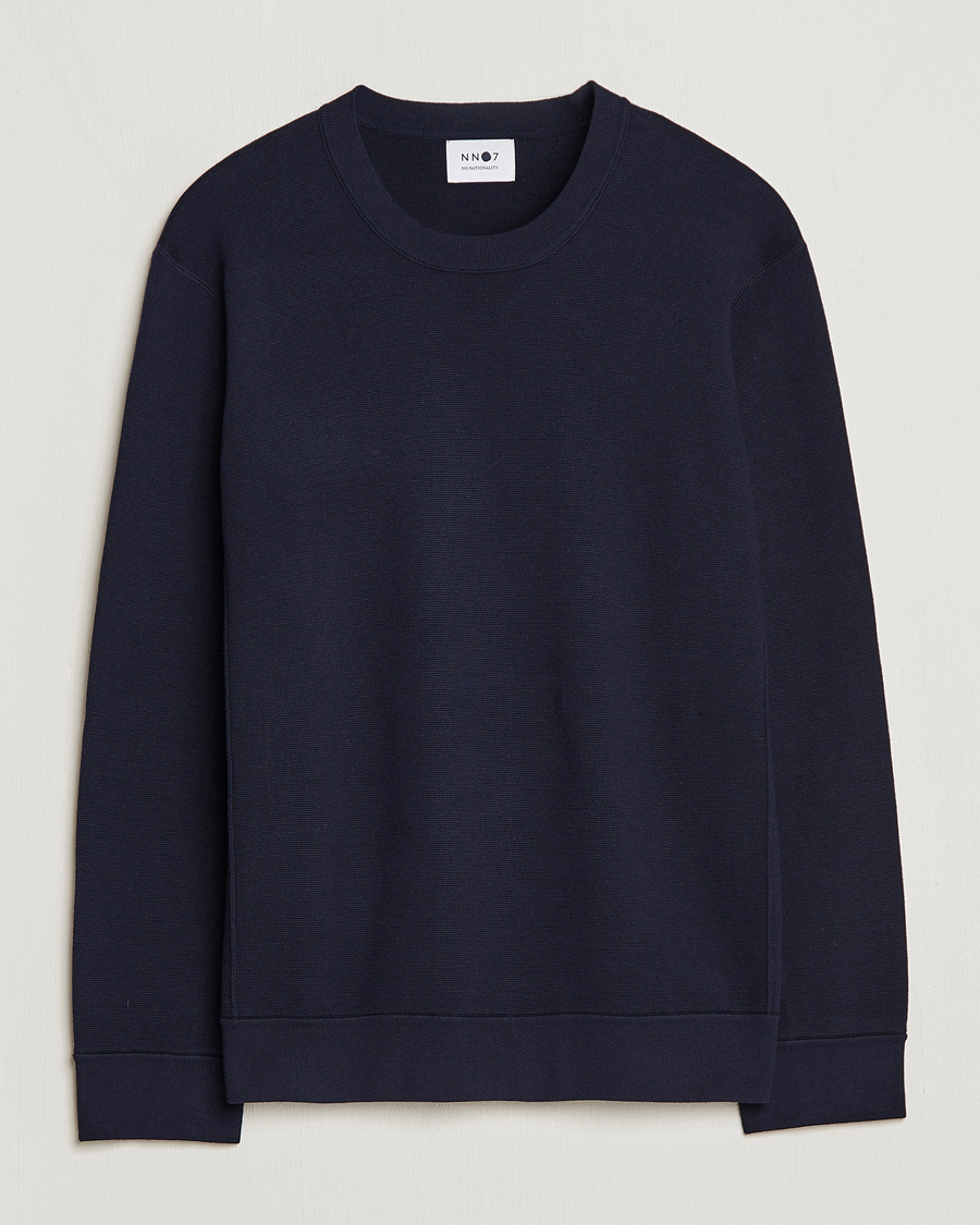 Homme | Pulls Et Tricots | NN07 | Luis Cotton/Modal Pullover Navy Blue