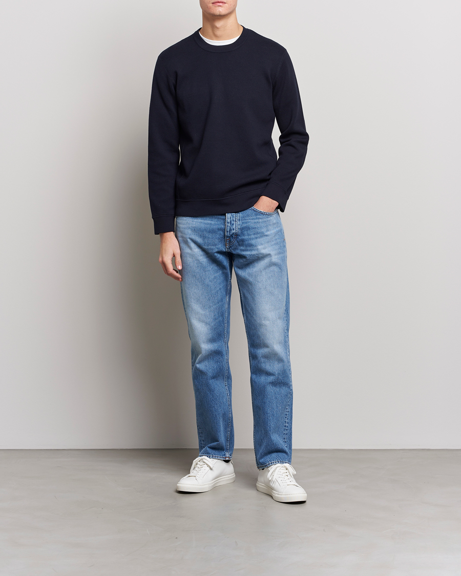 Homme | Pulls Et Tricots | NN07 | Luis Cotton/Modal Pullover Navy Blue