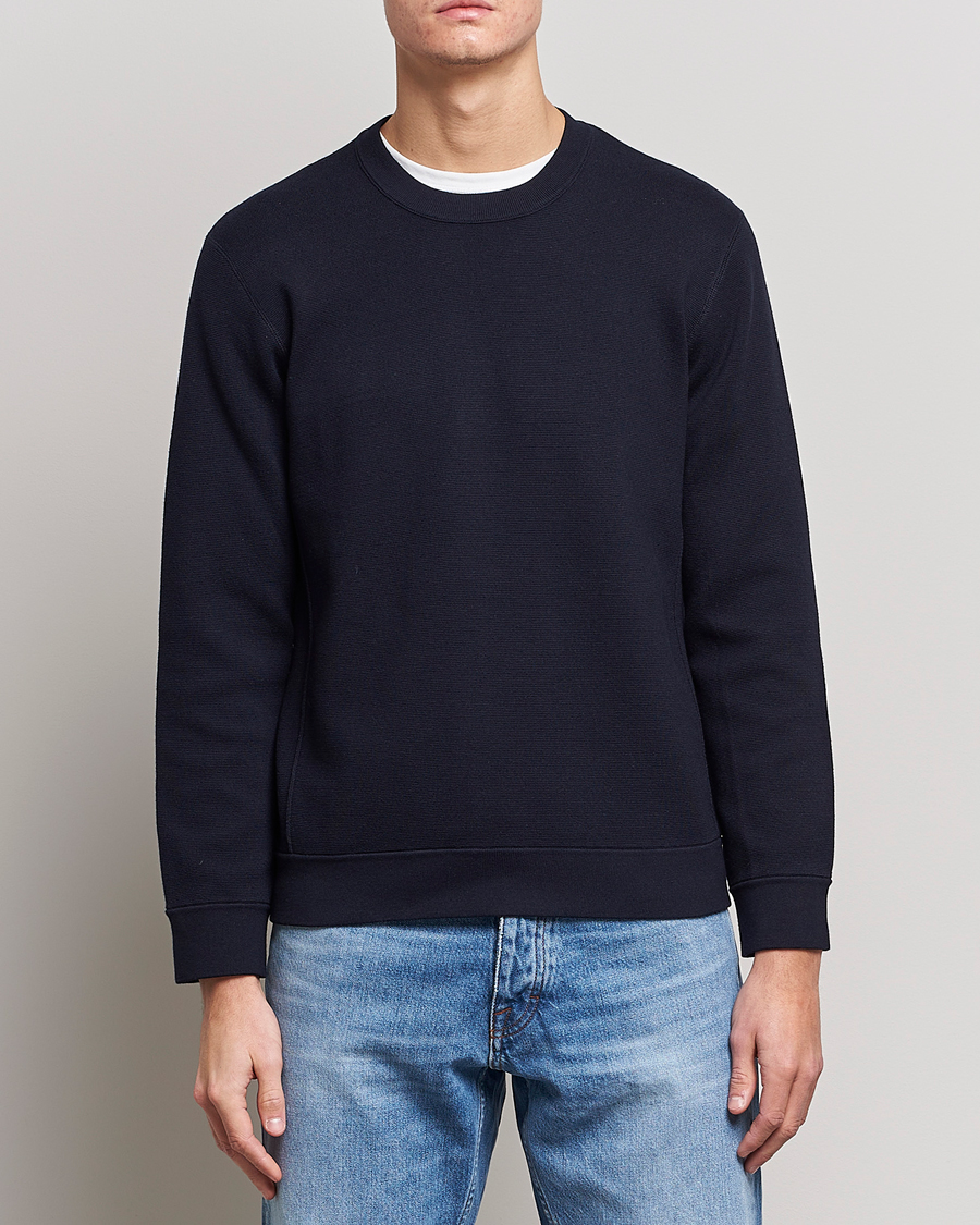 Homme | Pulls Et Tricots | NN07 | Luis Cotton/Modal Pullover Navy Blue