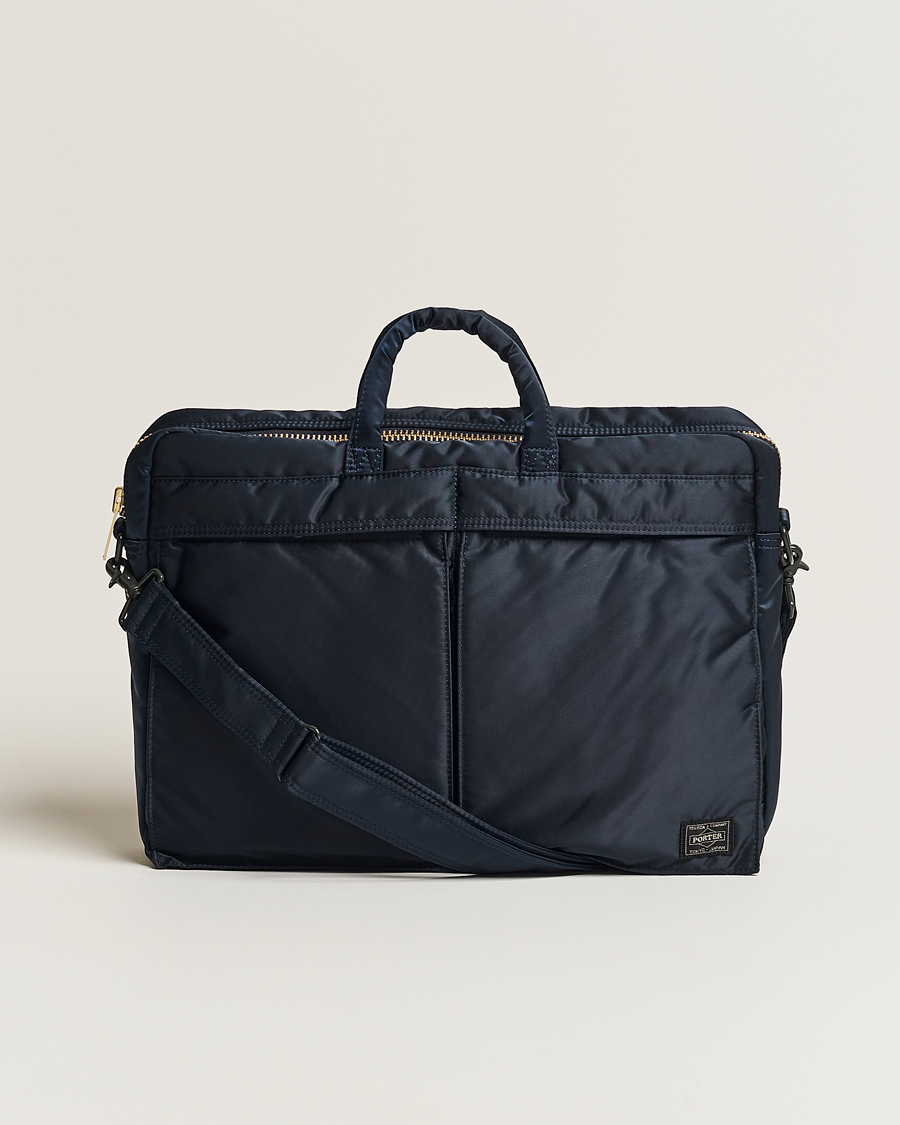 Homme | Porter-Yoshida & Co. Tanker 2Way Briefcase Iron Blue | Porter-Yoshida & Co. | Tanker 2Way Briefcase Iron Blue