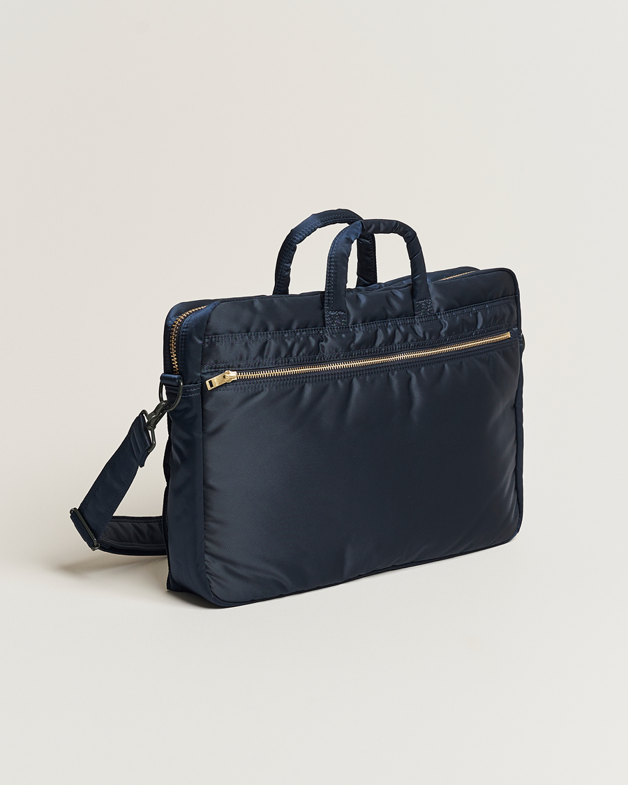 Homme | Porter-Yoshida & Co. Tanker 2Way Briefcase Iron Blue | Porter-Yoshida & Co. | Tanker 2Way Briefcase Iron Blue