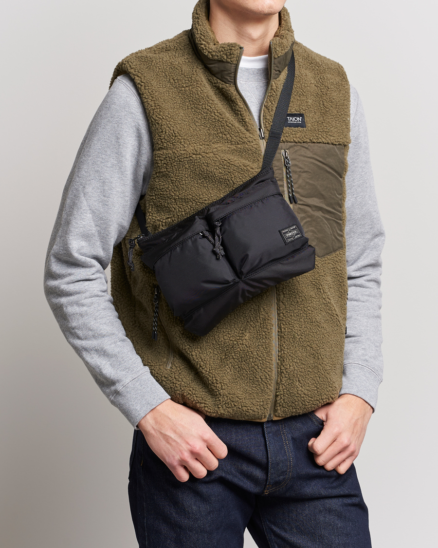 Homme | Accessoires | Porter-Yoshida & Co. | Force Small Shoulder Bag Black