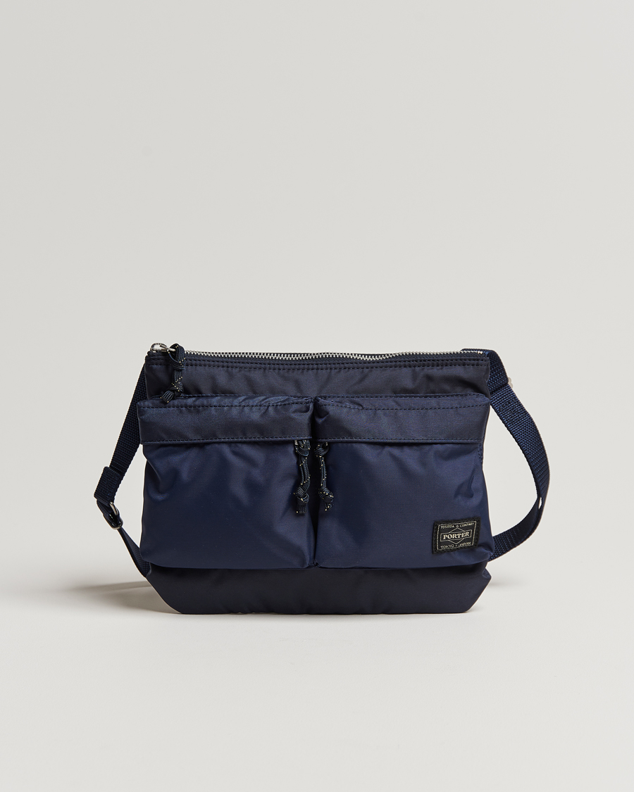 Homme | Sacs | Porter-Yoshida & Co. | Force Small Shoulder Bag Navy Blue