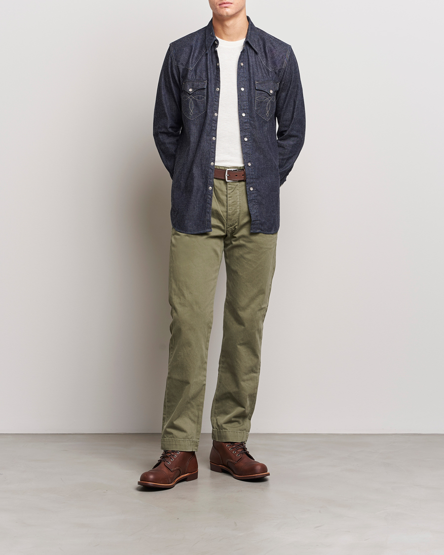 Homme | Chemises | RRL | Buffalo Western Shirt Rinse