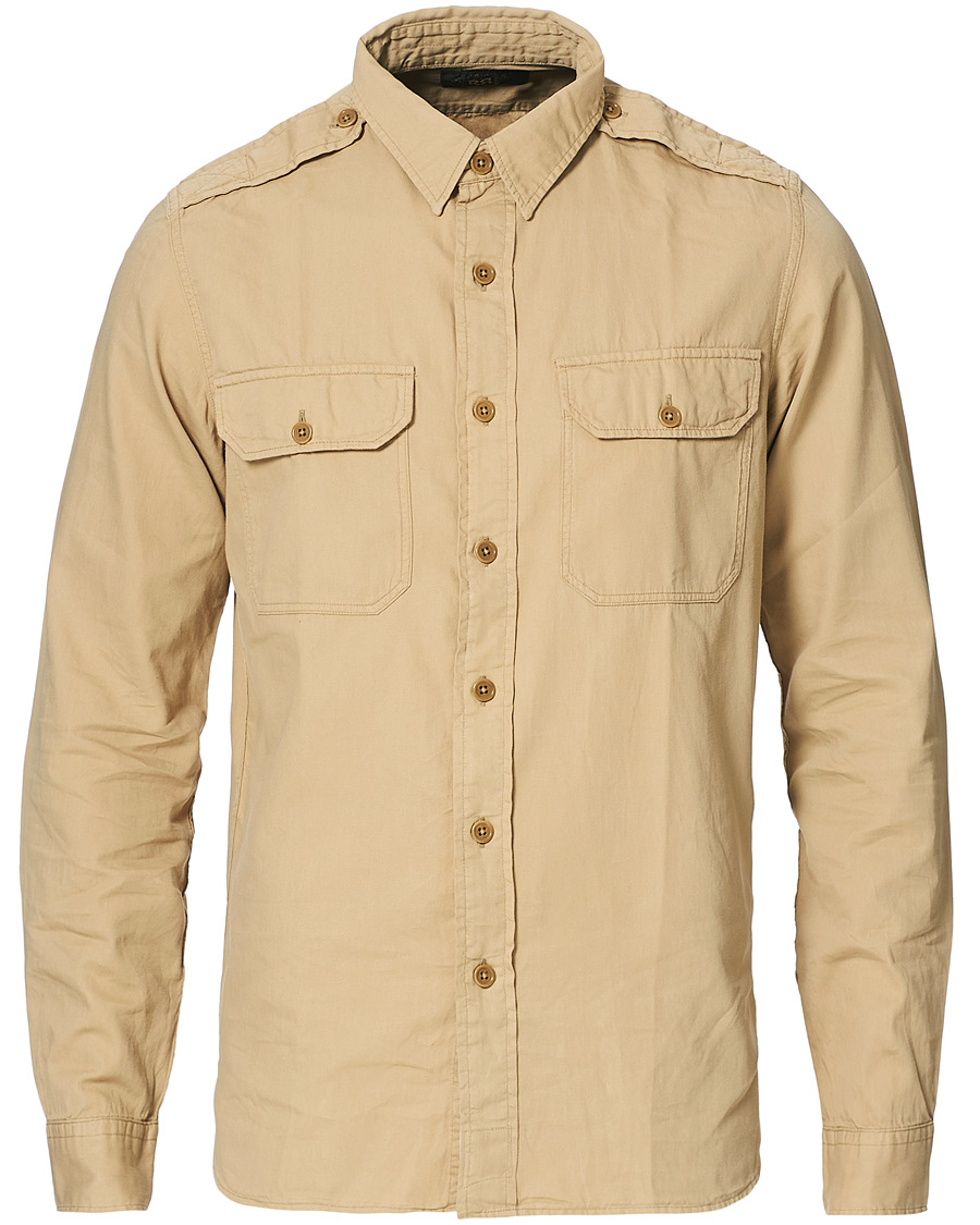 Homme | Chemises | RRL | New Military Pocket Shirt Classic Khaki