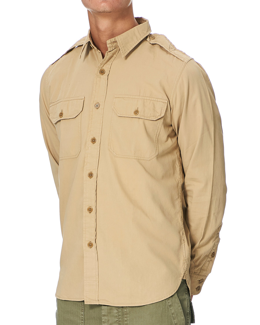 Homme | Chemises | RRL | New Military Pocket Shirt Classic Khaki