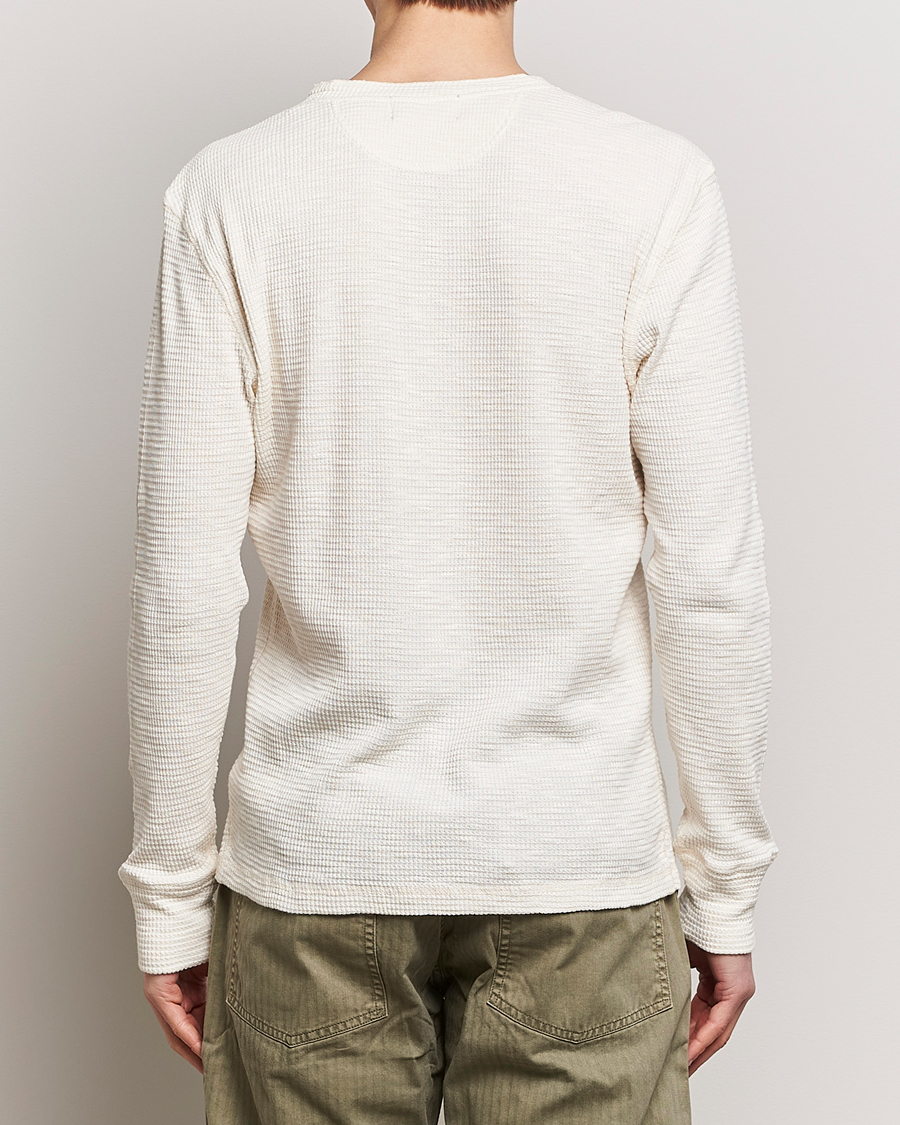 Homme | T-shirts | RRL | Long Sleeve Henley Paper White