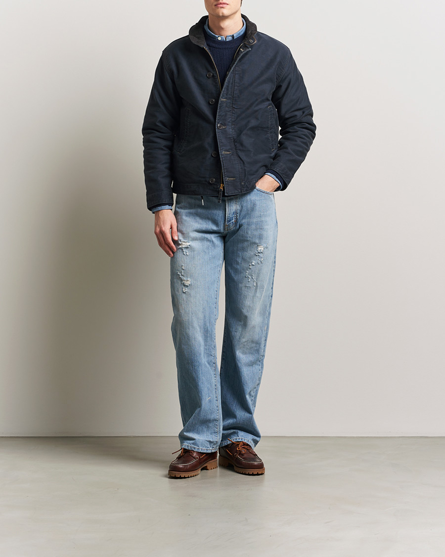 Homme | Manteaux Et Vestes | RRL | Bower Deck Jacket Dark Navy