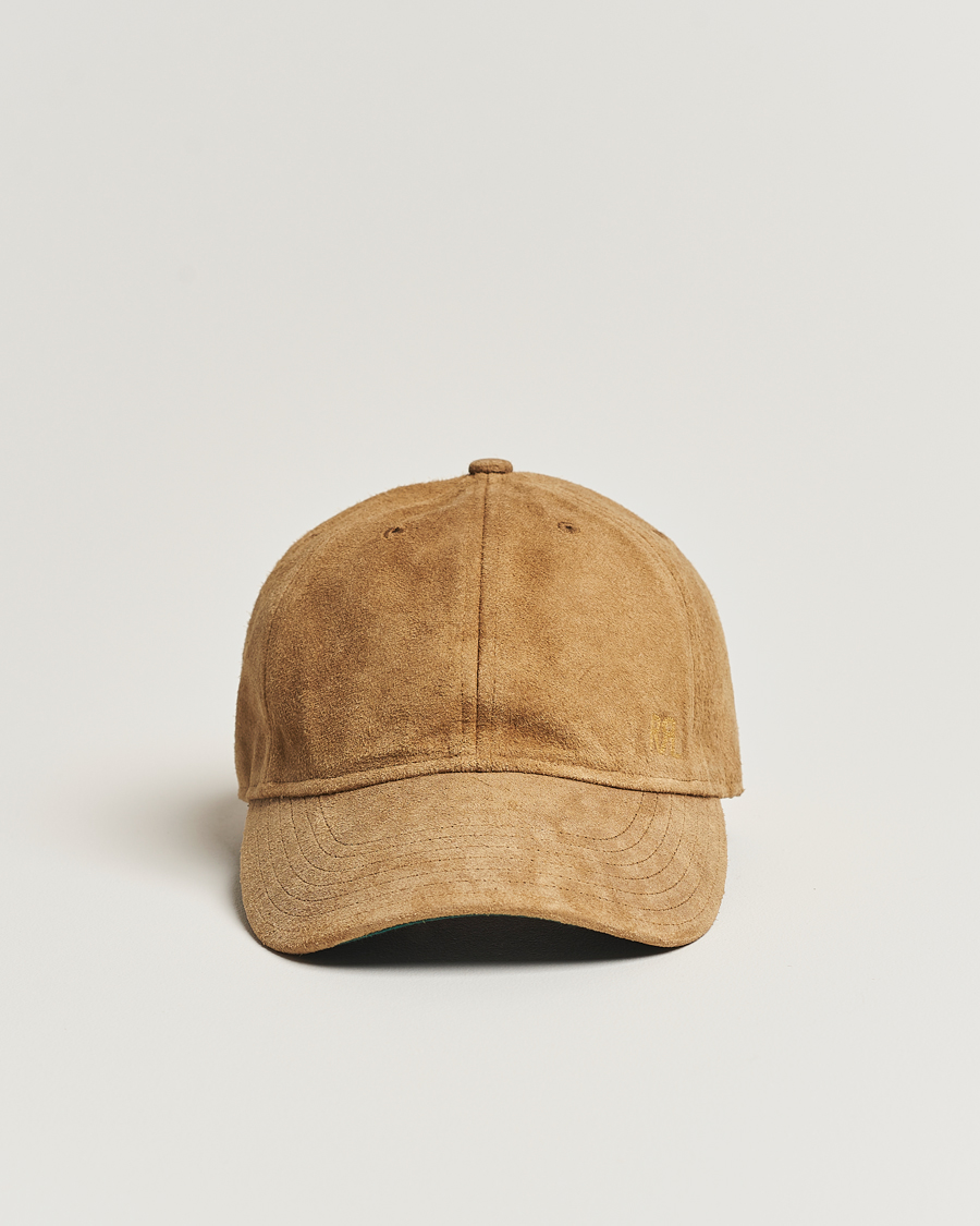 Homme | RRL Rough Out Baseball Cap Brown | RRL | Rough Out Baseball Cap Brown