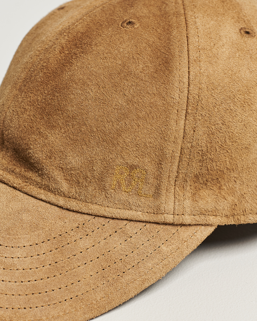 Homme | RRL Rough Out Baseball Cap Brown | RRL | Rough Out Baseball Cap Brown
