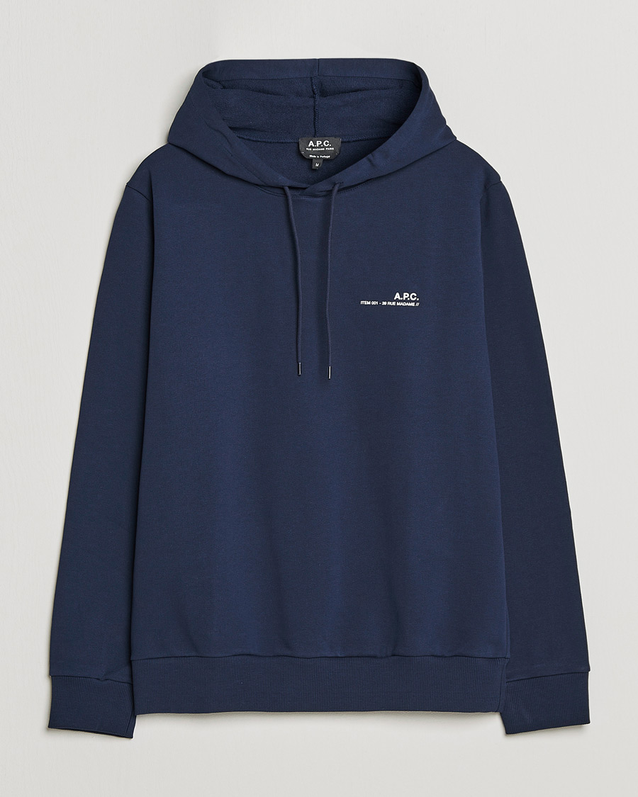 Homme | Pulls Et Tricots | A.P.C. | Item Hoodie Navy