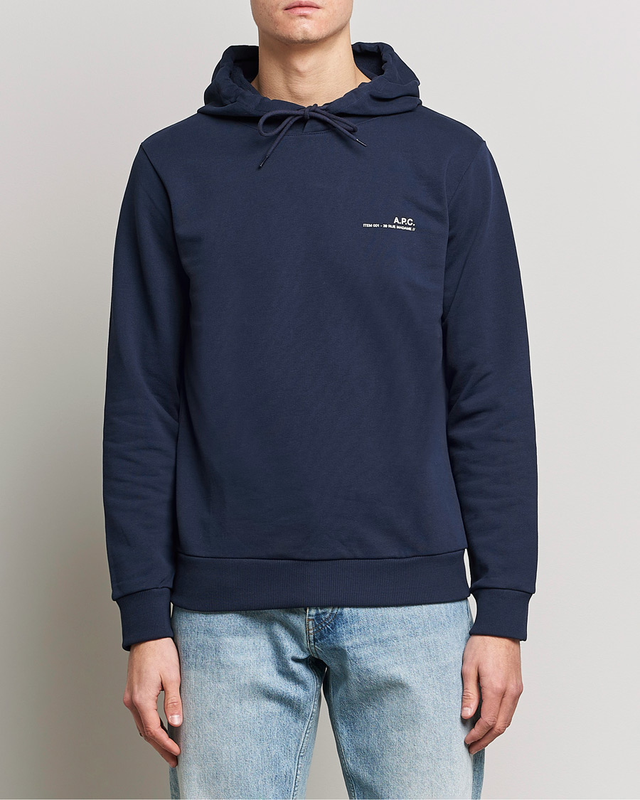 Homme | Pulls Et Tricots | A.P.C. | Item Hoodie Navy