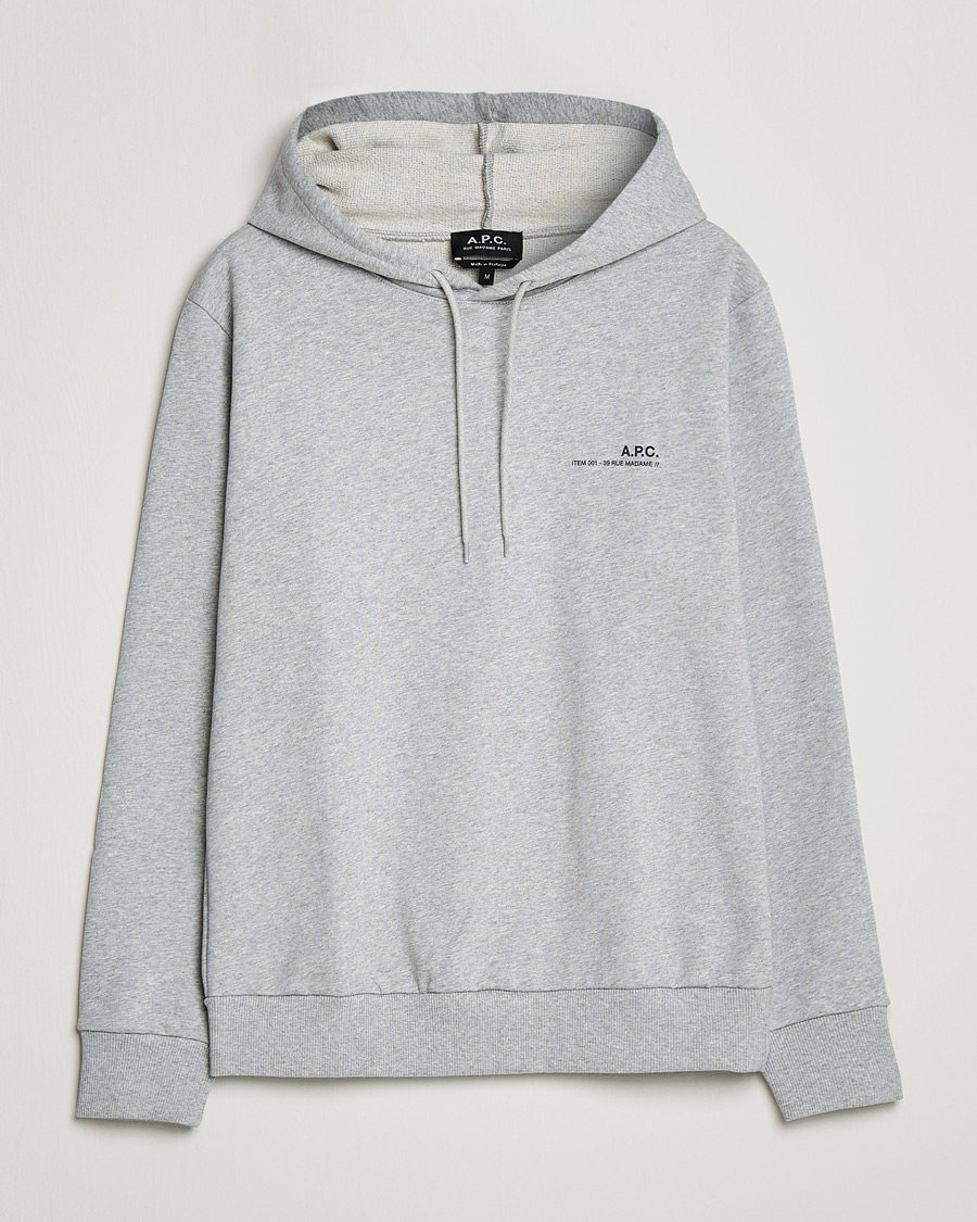 Homme | Pulls Et Tricots | A.P.C. | Item Hoodie Heather Grey