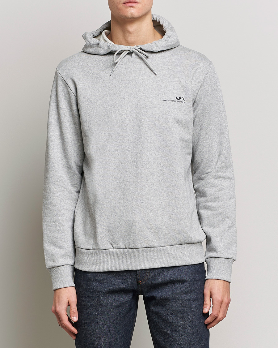 Homme | Pulls Et Tricots | A.P.C. | Item Hoodie Heather Grey