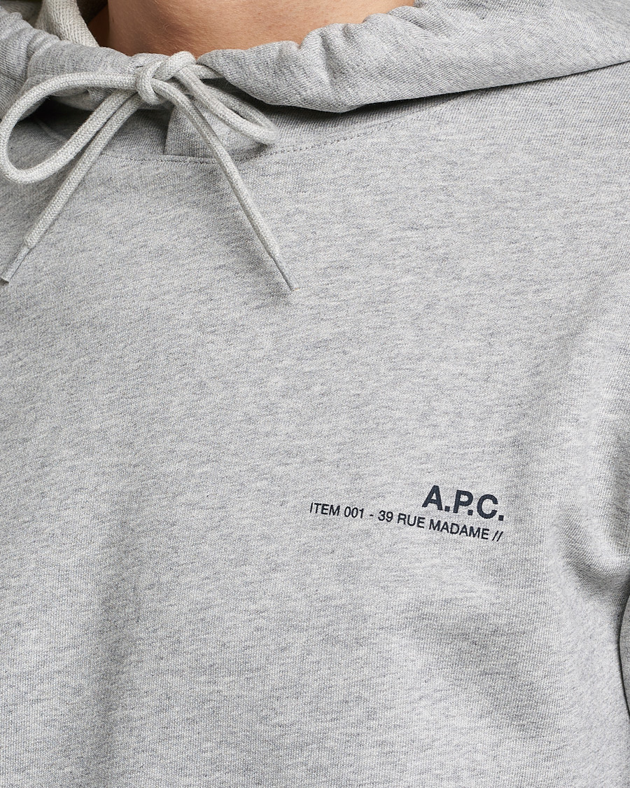 Homme | Pulls Et Tricots | A.P.C. | Item Hoodie Heather Grey