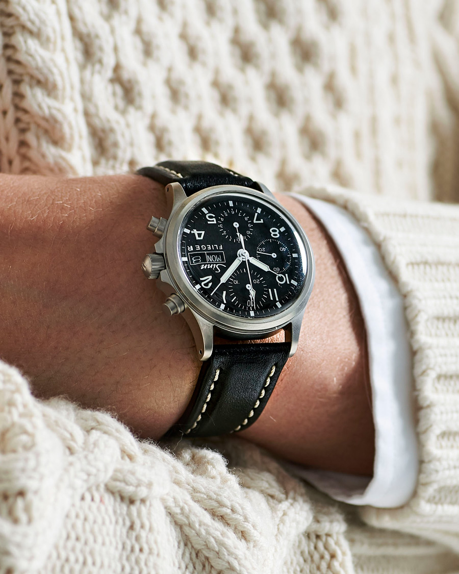 Homme | Fine watches | Sinn | 356 Pilot Watch 38,5mm Black