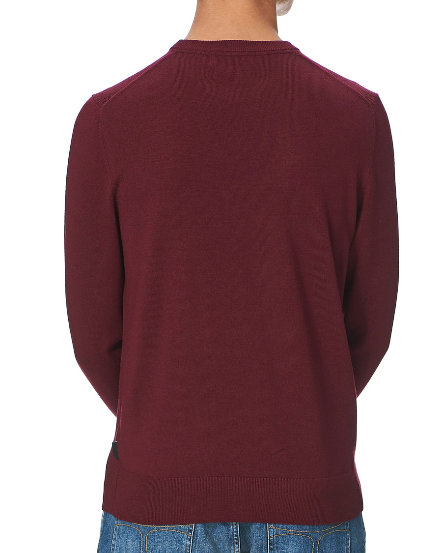 Homme | Pulls Et Tricots | Calvin Klein | Superior Wool Crew Neck Sweater Tawny Port