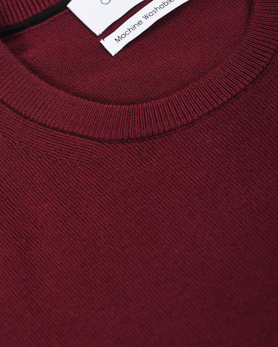 Homme | Pulls Et Tricots | Calvin Klein | Superior Wool Crew Neck Sweater Tawny Port