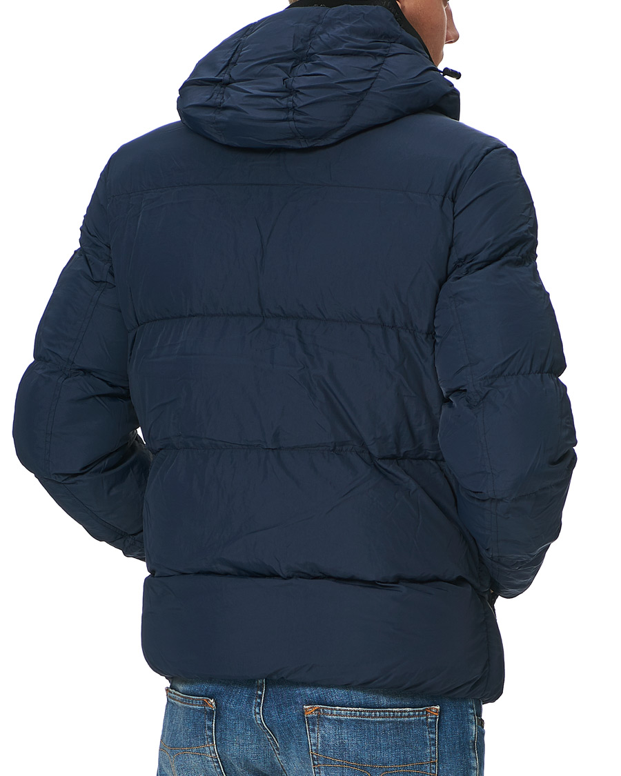 Homme | Manteaux Et Vestes | Calvin Klein | Crinkle Nylon Puffer Jacket Navy