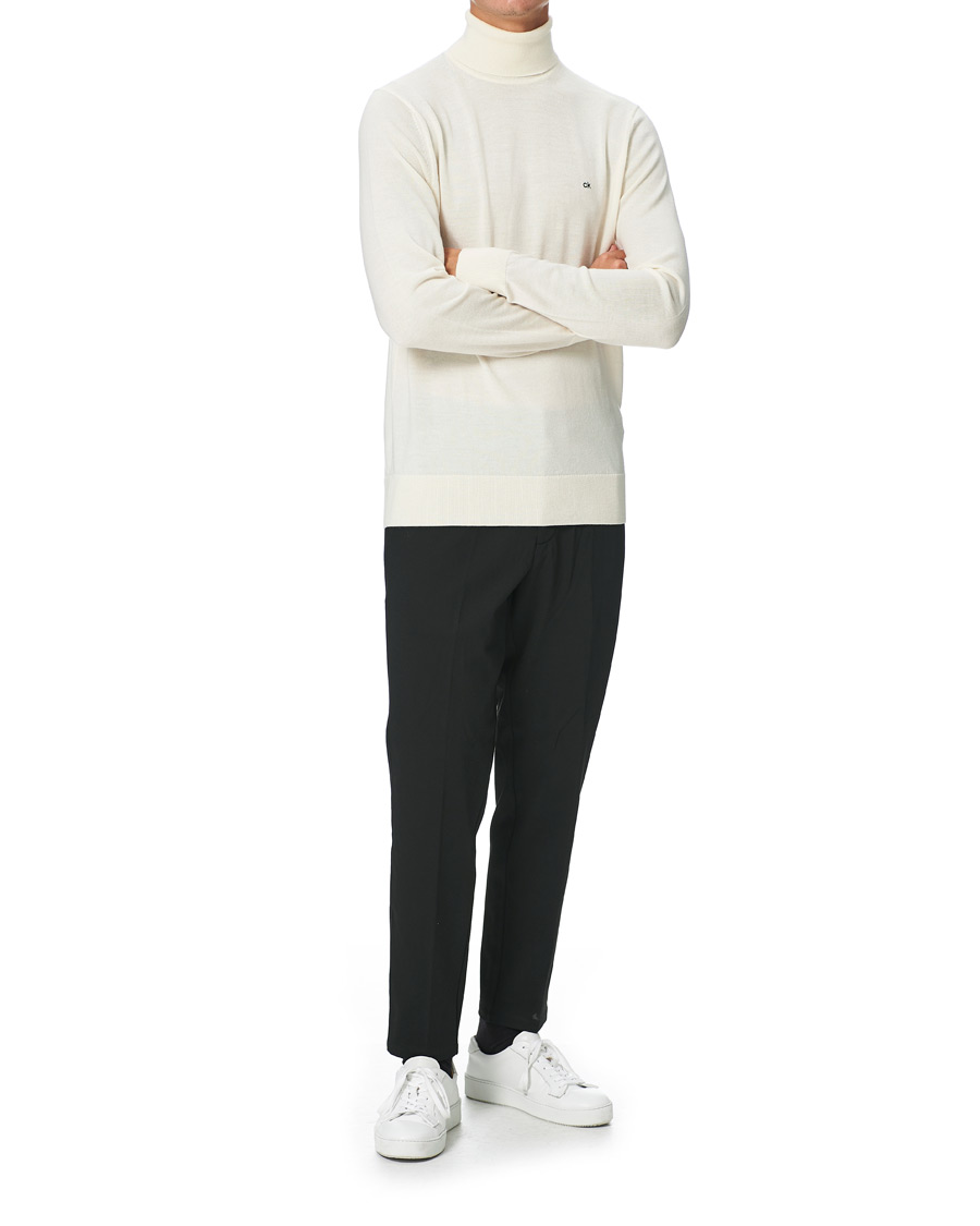 Homme | Pantalons | Calvin Klein | Tapered Fit Jersey Hybrid Pants Black