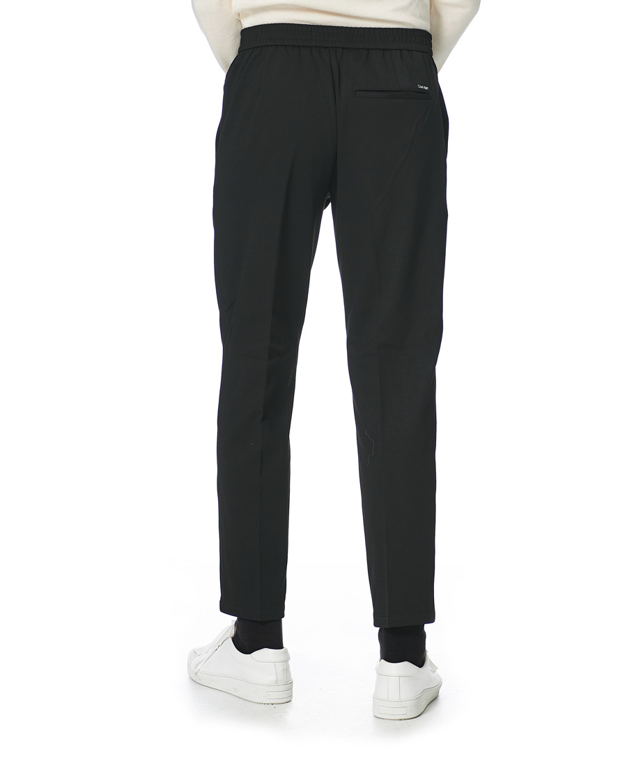 Homme | Pantalons | Calvin Klein | Tapered Fit Jersey Hybrid Pants Black