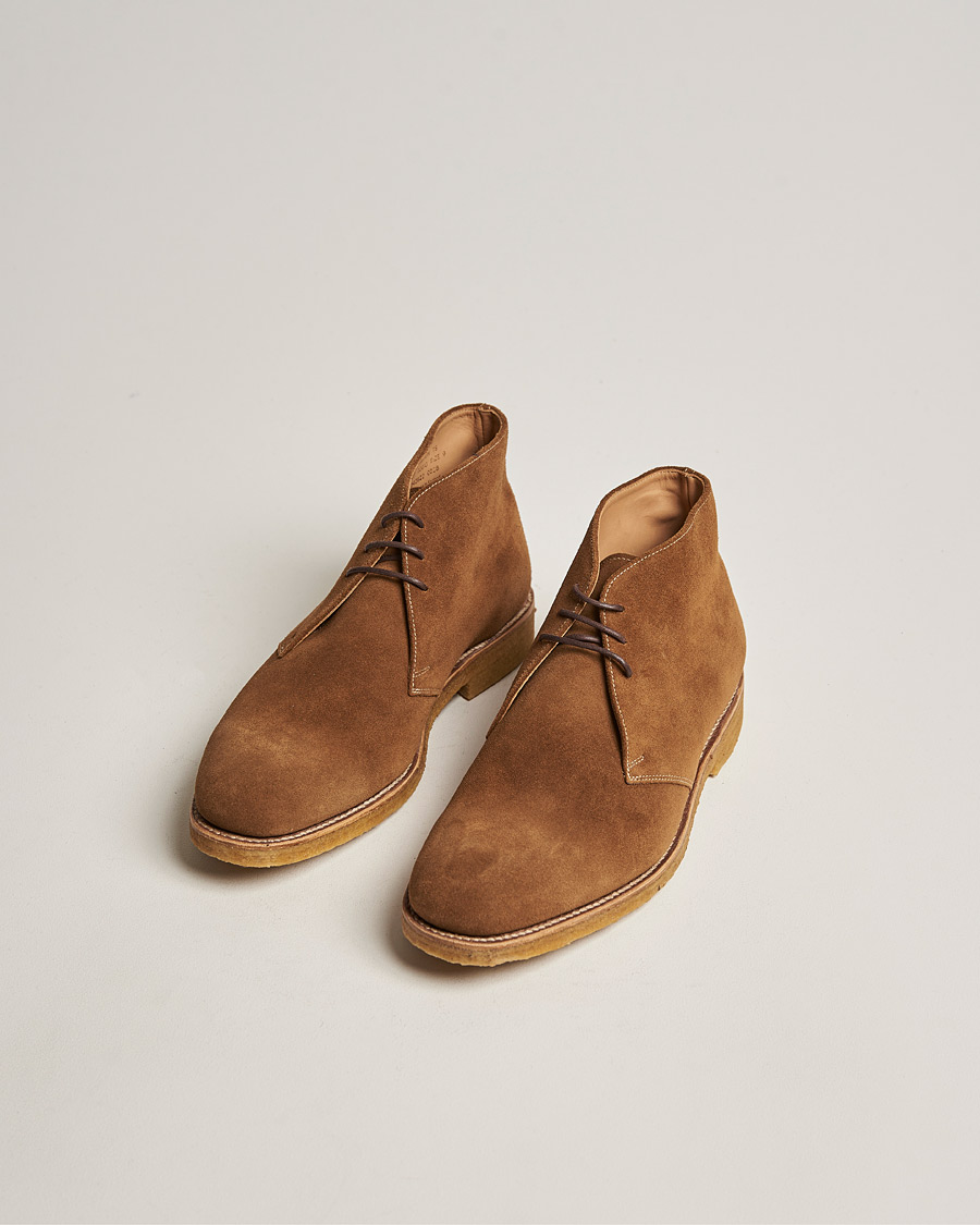 Homme | Best of British | Loake 1880 | Rivington Suede Crepe Sole Chukka Tan
