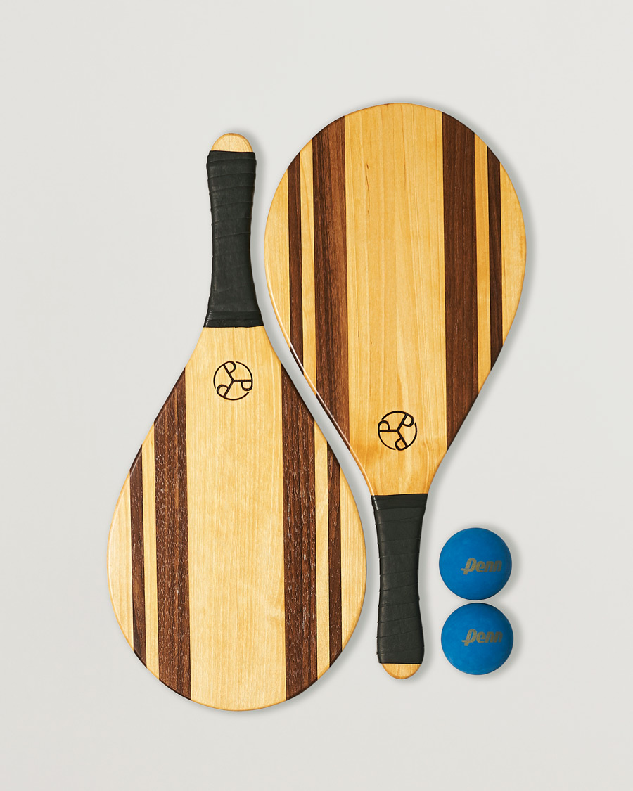 Homme | Please Please Please Sandhammaren Birch/Walnut Beach Bat Set | Please Please Please | Sandhammaren Birch/Walnut Beach Bat Set