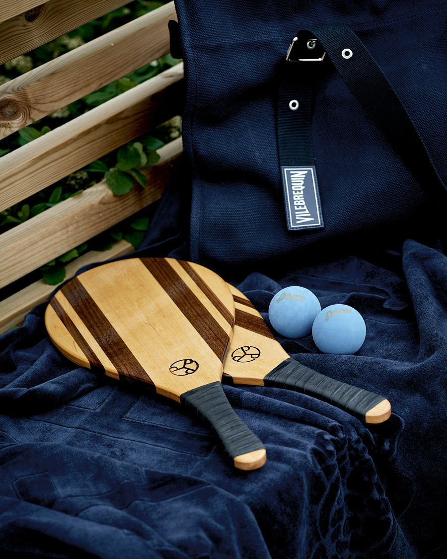 Homme | Please Please Please Sandhammaren Birch/Walnut Beach Bat Set | Please Please Please | Sandhammaren Birch/Walnut Beach Bat Set
