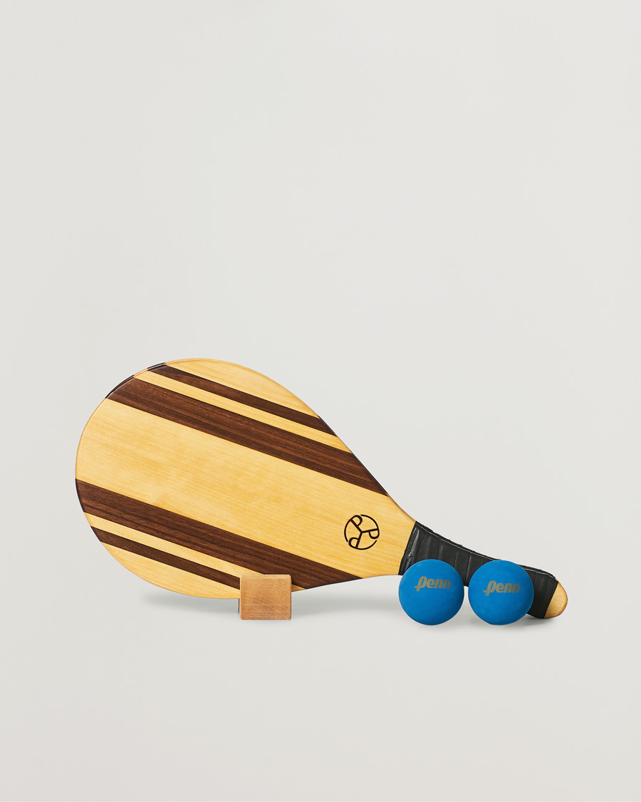 Homme | Please Please Please Sandhammaren Birch/Walnut Beach Bat Set | Please Please Please | Sandhammaren Birch/Walnut Beach Bat Set